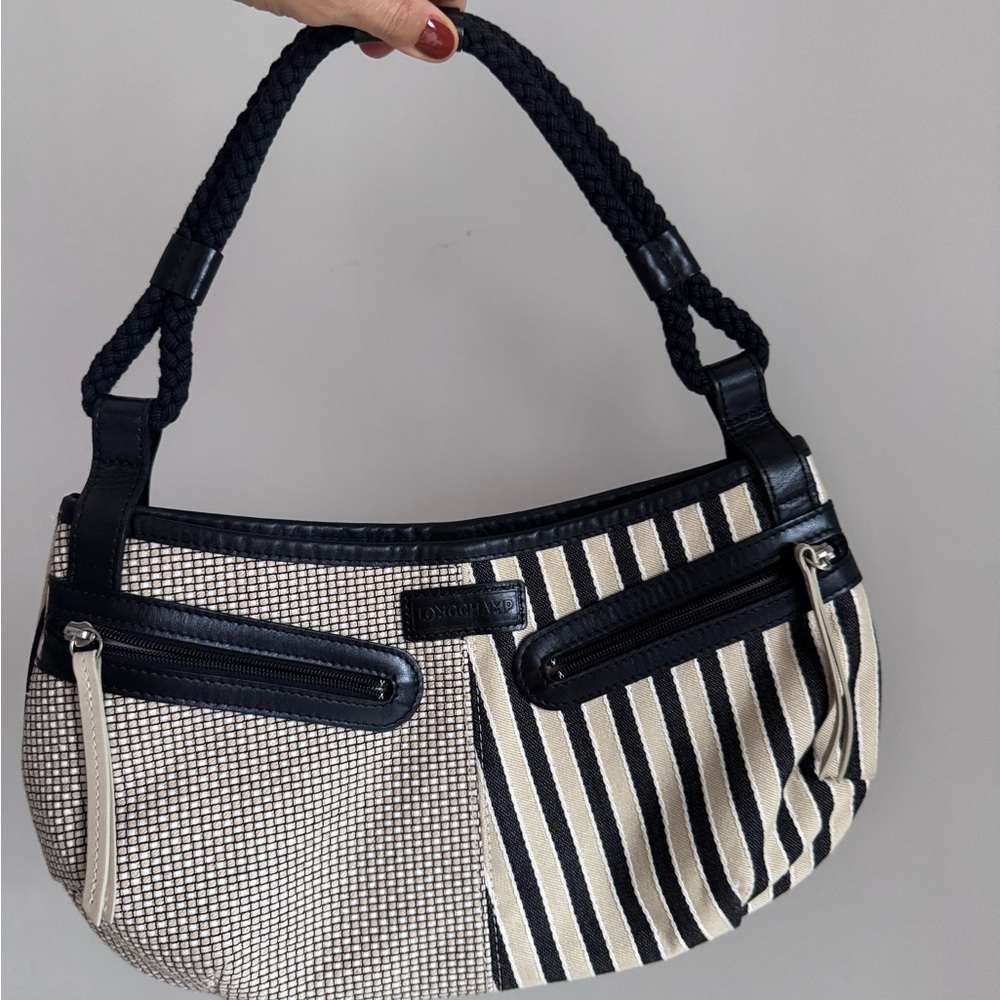Black and white Longchamp - Early 2000s